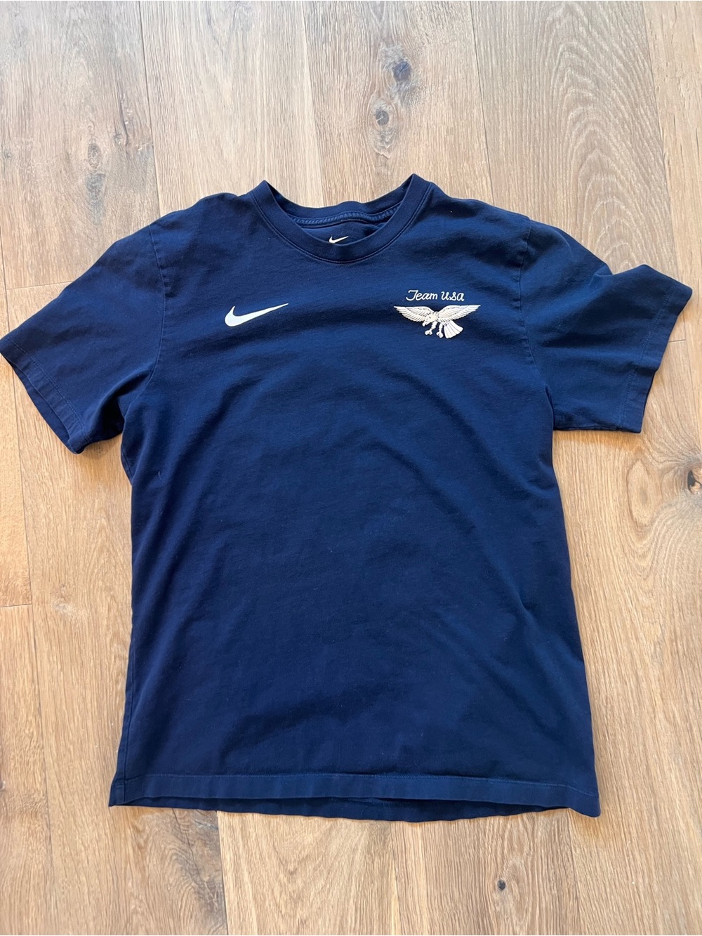 Nike Team USA Tokyo 2020 Olympics Eagle T-Shirt Navy Men’s Large Olympic Tee